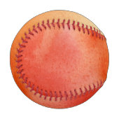 Abstrakte Aquarellfarben, handgemalt 15 Baseball (Vorderseite Links)