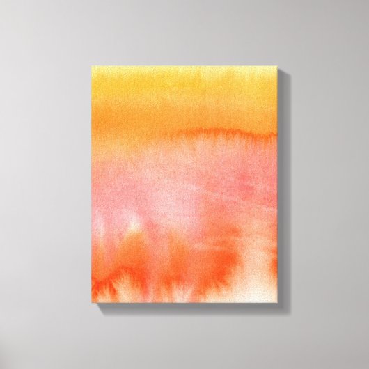 Abstrakte Aquarellfarben, handgemalt 17 Leinwanddruck (Vorderseite)