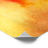 Abstrakte Aquarellfarben, handgemalt 19 Poster (Ecke)