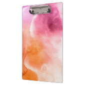 Abstrakte Aquarellfarben, handgemalt 3 3 Klemmbrett (Links)