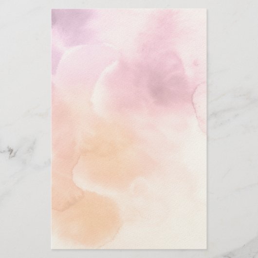 Abstrakte Aquarellfarben, handgemalt 3 Briefpapier (Vorderseite)
