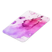 Abstrakte Aquarellfarben, handgemalt 5 Magnet (Linke Seite)