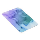Abstrakte Aquarellfarben, handgemalt 6 Magnet (Rechte Seite)