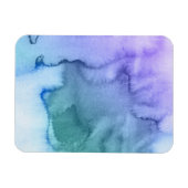 Abstrakte Aquarellfarben, handgemalt 6 Magnet (Horizontal)