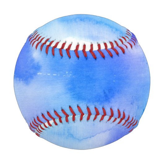 Abstrakte Aquarellfarben, handgemalt. Baseball (Vorderseite)