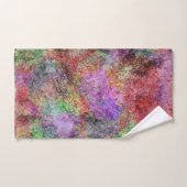 Abstrakte Aquarellfarben in wirbeln Farbtönen Handtuch (Handtuch)