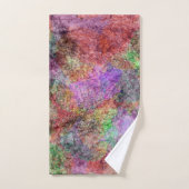Abstrakte Aquarellfarben in wirbeln Farbtönen Handtuch (Handtuch)