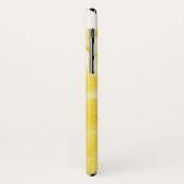 Abstrakte Aquarellflasche, gelbes Korallenriff Case-Mate iPhone Hülle (Hinten/Links)