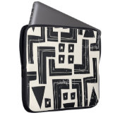 Abstrakte Aquarellformen Laptopschutzhülle (Vorne Rechts)