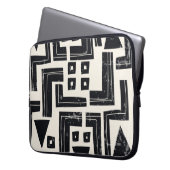 Abstrakte Aquarellformen Laptopschutzhülle (Vorderseite Links)