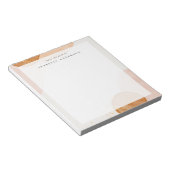 Abstrakte Aquarellformen Notepad Notizblock (angewinkelt)