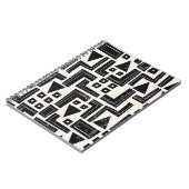 Abstrakte Aquarellformen Notizblock (Linke Seite)