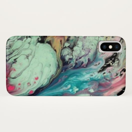 Abstrakte Aquarellgestaltung Case-Mate iPhone Hülle (Rückseite (Horizontal))