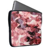 Abstrakte Aquarellgetarnung: Krawatte-Färbung. Laptopschutzhülle (Vorne Rechts)