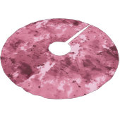 Abstrakte Aquarellgrunge: Tarnung. Polyester Weihnachtsbaumdecke (Schrägansicht)
