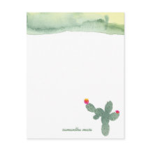 Abstrakte Aquarellkaktus Vielen Dank Anmerkung Kar