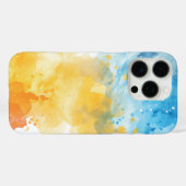 Abstrakte Aquarellkunst Case-Mate iPhone Hülle (Rückseite (Horizontal))