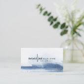 Abstrakte Aquarellkunst & Haare Visitenkarte (Stehend Vorderseite)