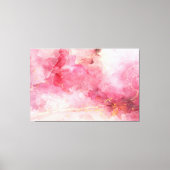 Abstrakte Aquarellkunst Leinwanddruck (Vorderseite)