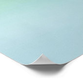 abstrakte Aquarellkunst Poster (Ecke)
