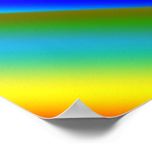 Abstrakte Aquarellkunst Poster (Ecke)