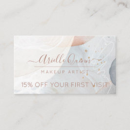 Abstrakte Aquarellkunst Rabattkarte