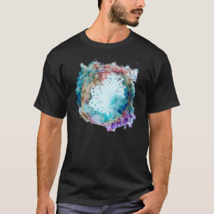 Abstrakte Aquarellkunst T-Shirt