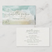 Abstrakte Aquarellkunst Visitenkarte (Vorne/Hinten)