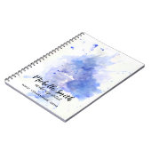 Abstrakte Aquarellleuchte Notizblock (Linke Seite)