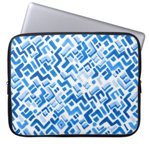 Abstrakte Aquarelllinien und Streifen Laptopschutzhülle