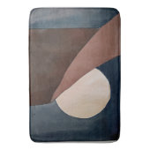 Abstrakte Aquarellmalerei Badematte (Vorderseite Vertikal)