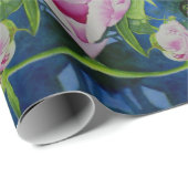 Abstrakte Aquarellmalerei, boho retro Geschenkpapier (Rolleneckpunkt)