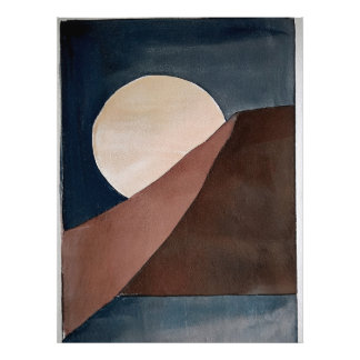 Abstrakte Aquarellmalerei Fotodruck