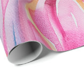 Abstrakte Aquarellmalerei Geschenkpapier (Rolleneckpunkt)