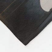 Abstrakte Aquarellmalerei Gold Citycape Fleecedecke (Ecke)