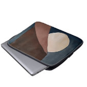 Abstrakte Aquarellmalerei Laptopschutzhülle (Vorne Knopf)