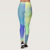 abstrakte Aquarellmalerei Leggings (Rückseite)