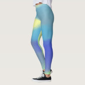 abstrakte Aquarellmalerei Leggings (Links)