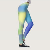 abstrakte Aquarellmalerei Leggings (Rechts)