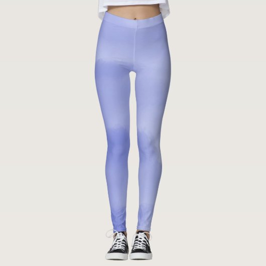 abstrakte Aquarellmalerei Leggings (Vorderseite)