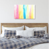 abstrakte Aquarellmalerei Leinwanddruck (Insitu (Schlafzimmer))