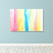 abstrakte Aquarellmalerei Leinwanddruck (Insitu (Holzboden))