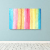 abstrakte Aquarellmalerei Leinwanddruck (Insitu (Holzboden))