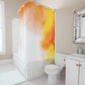 Abstrakte Aquarellmalerei mit luxuriöser Flüssigke Duschvorhang (Beispiel)