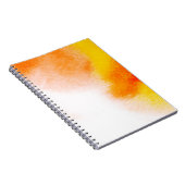 Abstrakte Aquarellmalerei mit luxuriöser Flüssigke Notizblock (Rechte Seite)