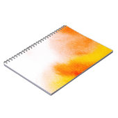 Abstrakte Aquarellmalerei mit luxuriöser Flüssigke Notizblock (Linke Seite)