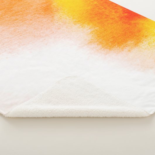 Abstrakte Aquarellmalerei mit luxuriöser Flüssigke Sherpadecke (3/4)