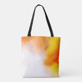 Abstrakte Aquarellmalerei mit luxuriöser Flüssigke Tasche (Rückseite)