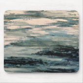 Abstrakte Aquarellmalerei Mousepad (Vorne)