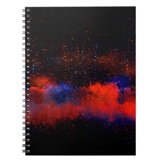 Abstrakte Aquarellmalerei, Notizblock (Vorderseite)